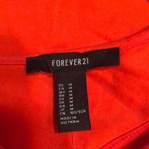 Forever 21 Other - Forever 21 deep orange cut-out bodysuit Forever 21 Other - Forever 21 deep orange cut-out bodysuit